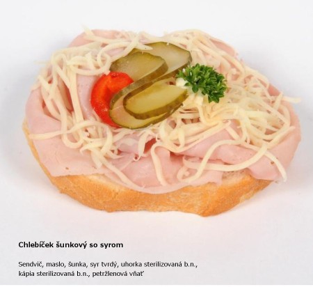 Chlebíček ľunkový so syrom svetlý 1,40 €